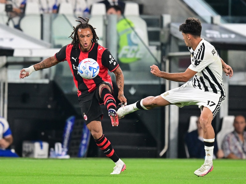 Na een uur zat zijn wedstrijd erop: zoekende Diego Moreira debuteert voor AC Milan met zuur gelijkspel tegen Juventus