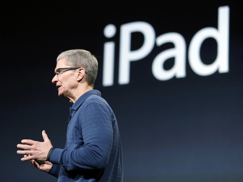 Apple-baas Tim Cook.