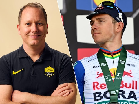 Tim Heemskerk (links) wordt de nieuwe trainer van Remco Evenepoel. 