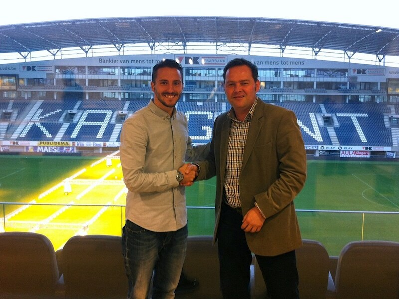Milicevic met technisch coördinator Günther Schepens.
