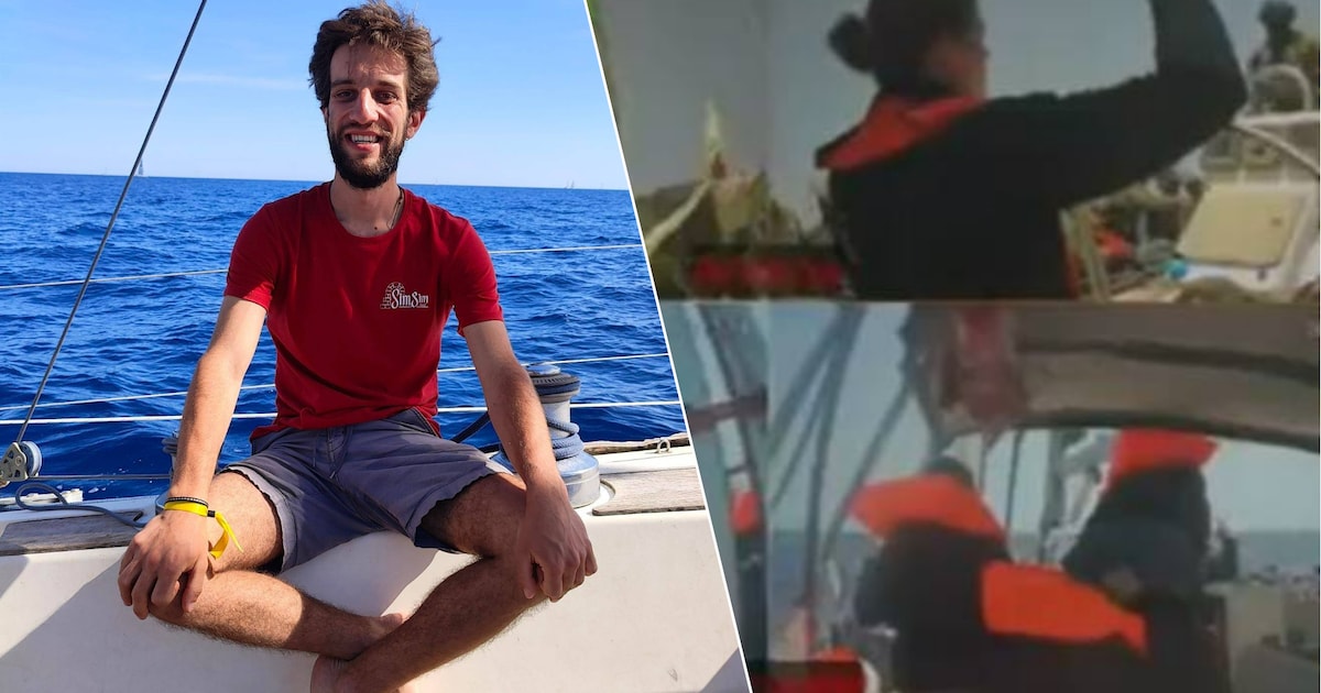 Beelden tonen hoe het Israëlische leger hulpboot met Gentse Isja (26 ...