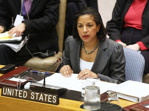 Susan Rice, de Amerikaanse ambassadeur voor de VN.