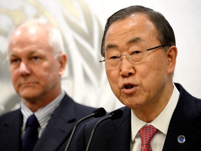 Secretaris-generaal Ban Ki-moon van de Verenigde Naties.