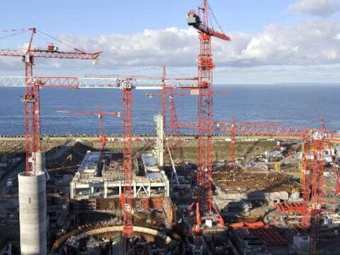 In Flamanville wordt momenteel de eerste EPR-kernreactor van Frankrijk gebouwd.