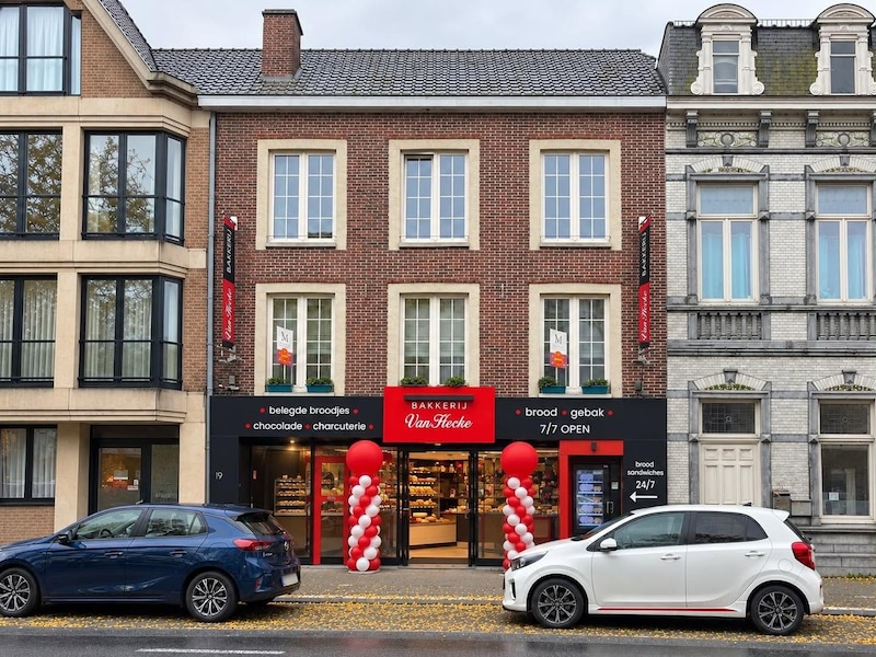 Bakkerij Van Hecke in de Koning Albertstraat in Eeklo.