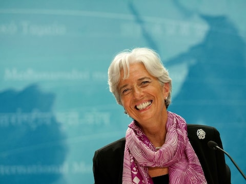 IMF-leider Christine Lagarde.