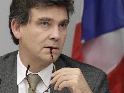 Arnaud Montebourg, de Franse minister van Industrie.