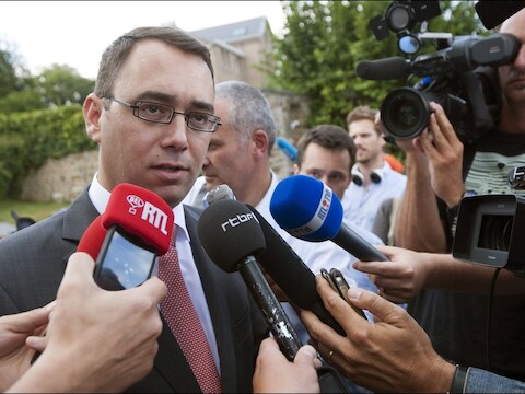 Maxime Prévot, burgemeester van Namen.