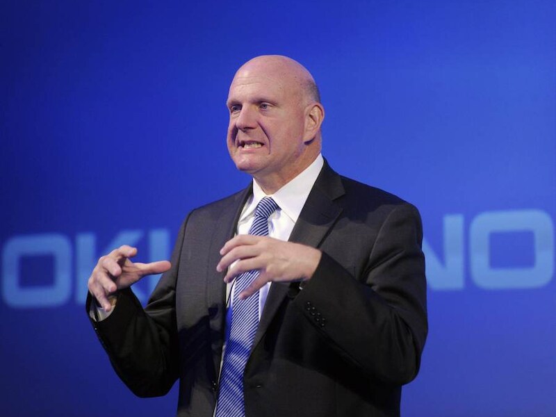 Microsoft-topman Steve Ballmer.