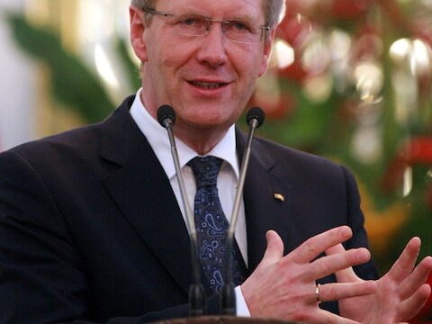 De Duitse president Christian Wulff zou gelogen hebben over een lening.