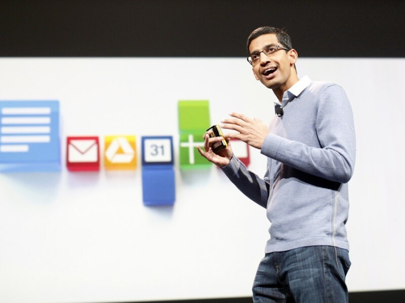 Google-topman Sundar Pichai.