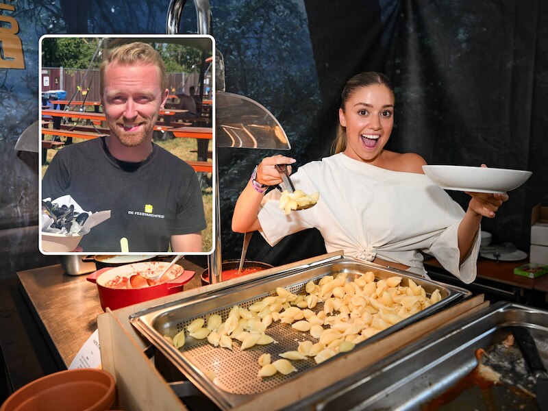 Wat eten Pommelien, Zita Wauters en Aaron Blommaert in de backstage van Rijvers? “Beter dan bij de mama thuis”