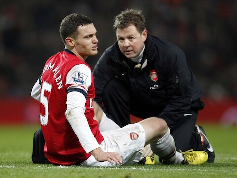 Thomas Vermaelen is één van de veertien Belgen in de Premier League.