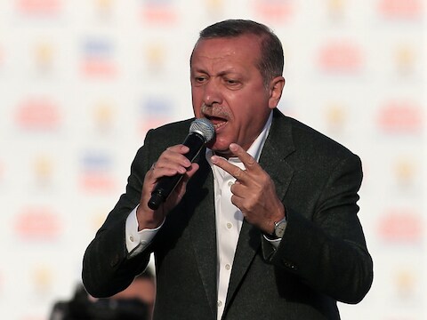 Recep Tayyip Erdogan.