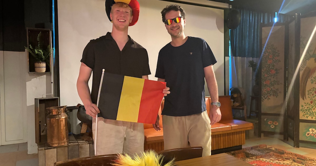 Souplex Café supportert voor de Rode Duivels met groot scherm | Regio ...