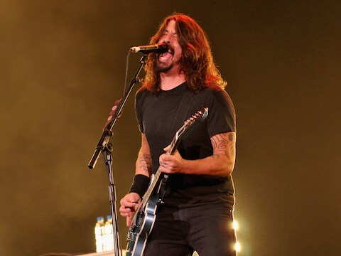 Dave Grohl van Foo Fighters.