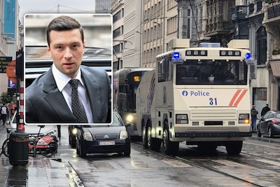 Protest tegen komst radicaal-rechtse Bardella: politie en wa