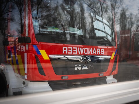 Illustratiebeeld brandweerwagen. 