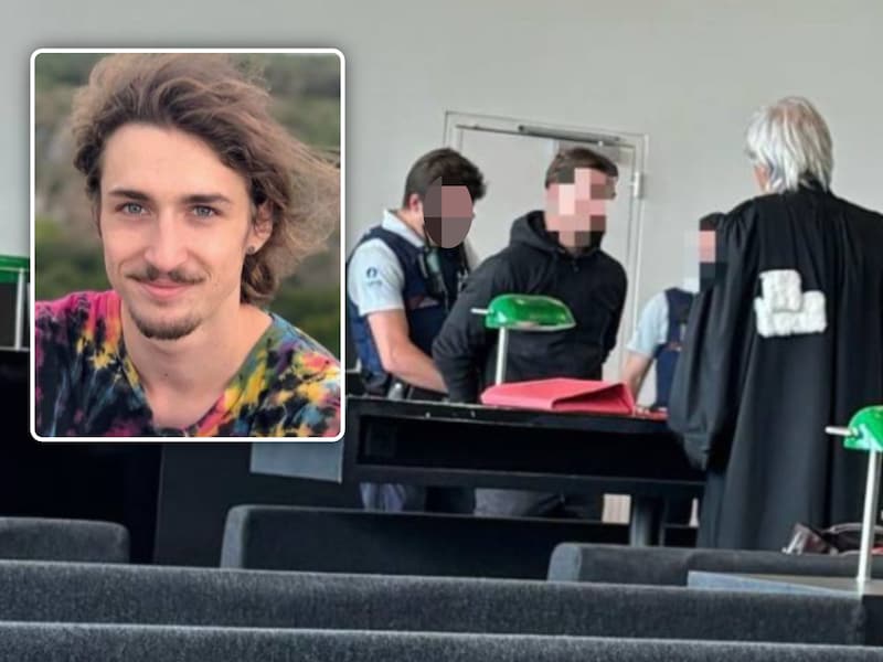 Nico G. in rechtbank. Daar stond hij in juni een eerste keer in het dossier van de afpersing van een jonge moeder in het bijzijn van haar zoontje. G. verschijnt binnenkort ook voor assisen voor de roofmoord op zijn beste vriend Noah Vuylsteke (inzet).