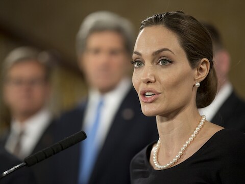 De Amerikaanse actrice Angelina Jolie is speciaal gezant voor de vluchtelingenorganisatie van de Verenigde Naties.