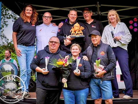 Het team van vishandel De Jaeger en Five Q.