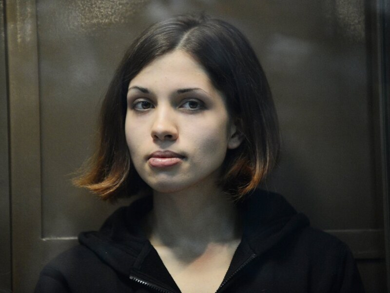 Nadezhda Tolokonnikova, lid van Pussy Riot.
