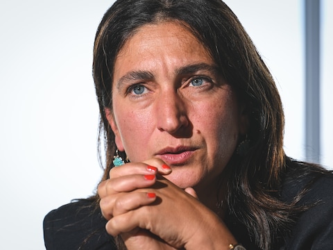 Minister van Onderwijs Zuhal Demir (N-VA) in het Vlaams parlement.