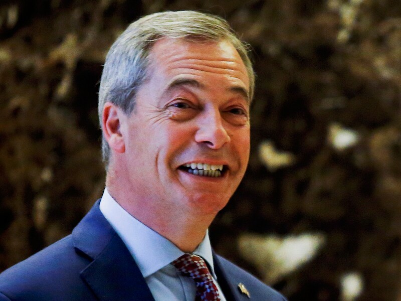 De Britse euroscepticus Nigel Farage valt in de smaak bij de Amerikaanse verkozen president Donald Trump.