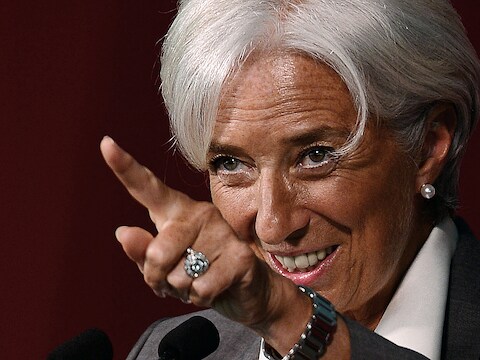IMF-topvrouw Christine Lagarde.