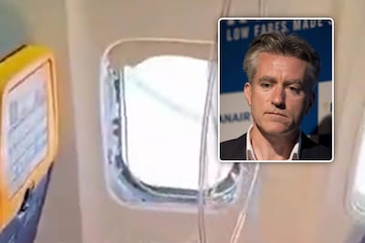 Ryanair reageert na incident waarbij man deels door gebroken raam werd gezogen: “Veiligste vliegtuigen ooit gebouwd”