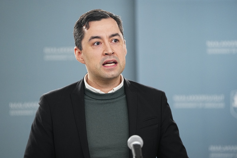 Ministro de Finanzas de Groenlandia, Múte B. Egede.