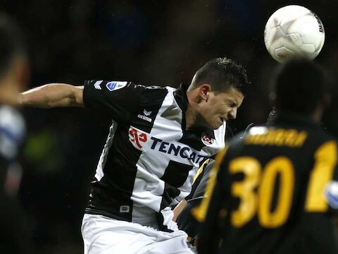 Brian Linssen was de man van de match voor Heracles.