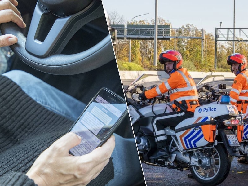 Vrouw (34) betrapt met gsm achter het stuur: 240 euro boete en 15 dagen rijverbod