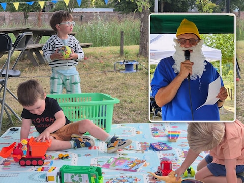Het Gebuurkies Feestje vond plaats in de fruitboomgaard van de erfgoedsite in Ename.