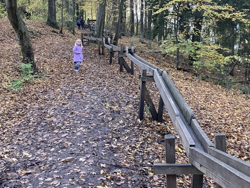 Een voorbeeld van een knikkerbaan in het Duitse Holzgerlingen. De Lork wil nu iets gelijkaardigs bouwen. 
