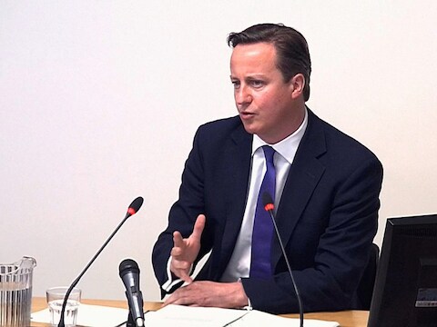 De Britse premier David Cameron.