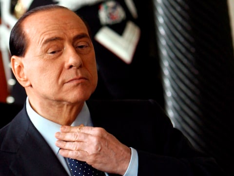 Oud-premier van Italië Silvio Berlusconi in Rome in 2007.