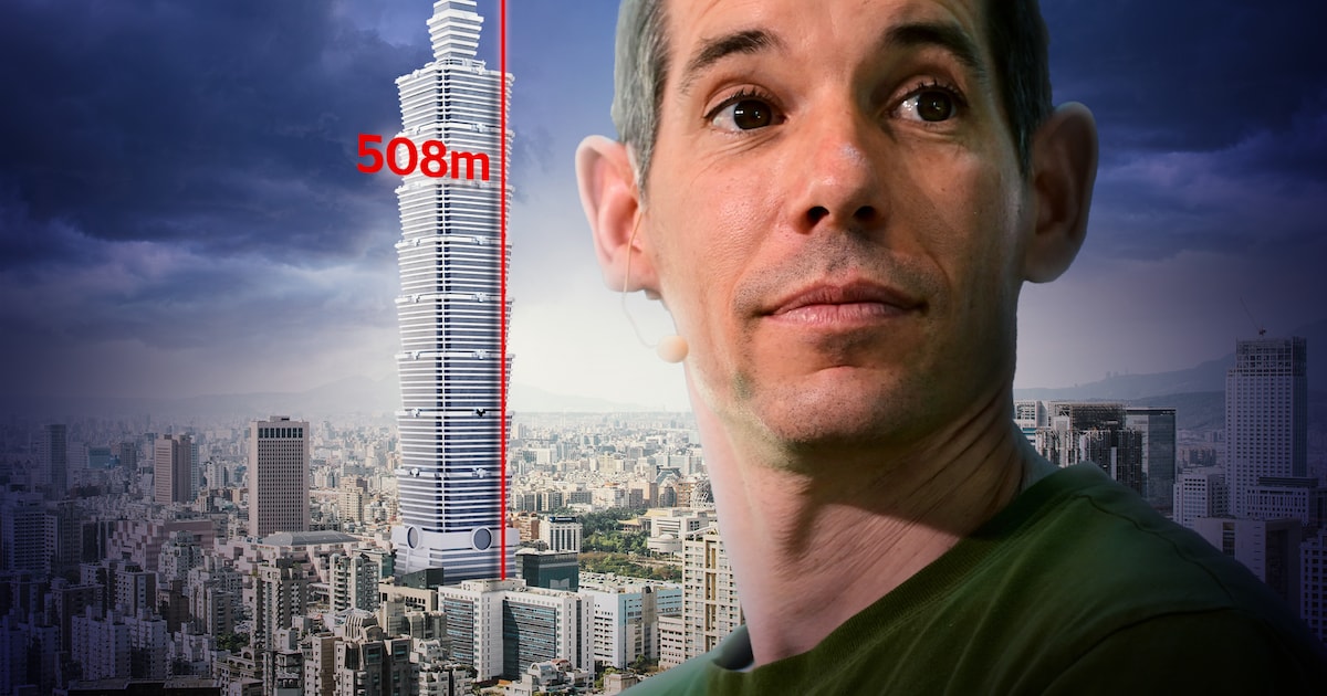 Amerikaanse waaghals Alex Honnold beklimt morgennacht wolkenkrabber van 508 meter. De inzet? Zijn le