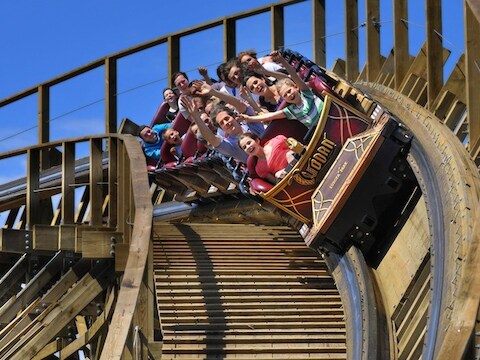 Achtbaan Wodan in het Europa-park