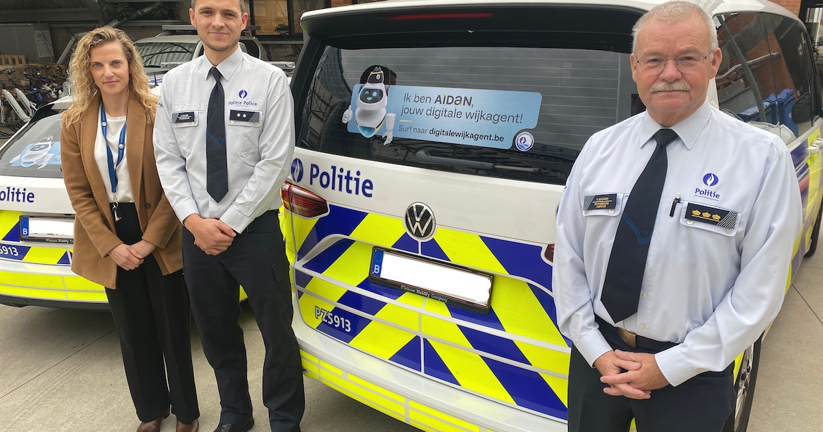 Maak kennis met Aidan, de digitale wijkagent en nieuwe collega van politiezone Rivierenland: “De eer