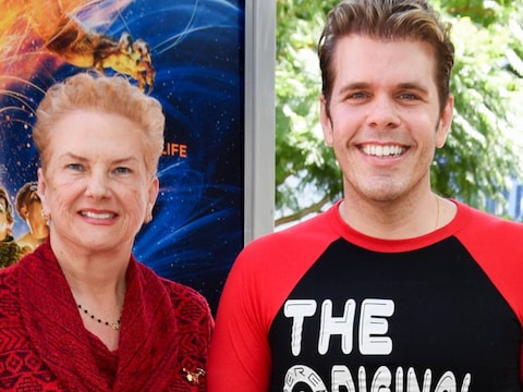 Perez Hilton en zijn moeder Teresita Lavandeira in 2018