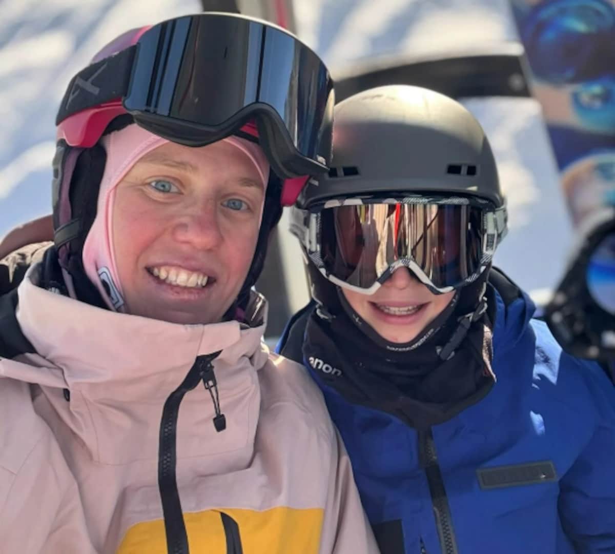 Mama (39) van zes kinderen volledig verlamd na val met snowboard: “Ze droeg  een helm en deed niets geks” | Nieuws | HLN.be