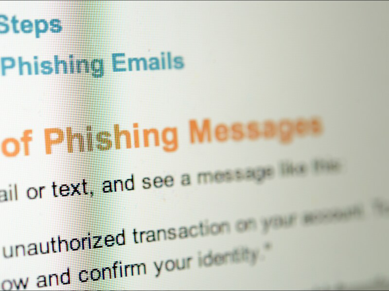 Het aantal gevallen van phishing blijft toenemen.