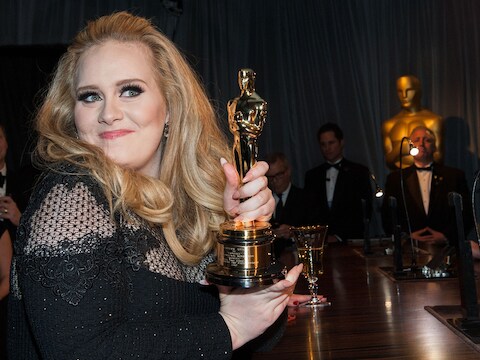 De Britse singer-songwriter Adele.