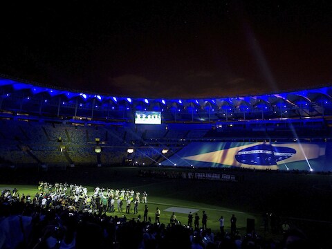 Het legendarische stadion in Rio de Janeiro.