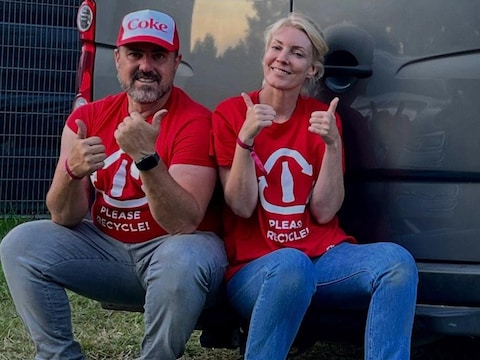 Dominique De Jonghe (50) en zijn partner Peggy De Waele (51) baten camping A1 sinds 2018 uit via hun vzw Olsantope. Samen sturen ze een ploeg van zo'n 140 vrijwilligers aan.