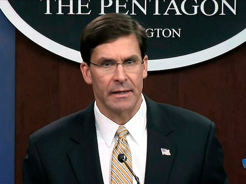 Amerikaans minister van Defensie Mark Esper