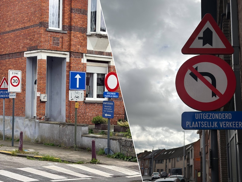 Aan verschillende kruispunten in de Hoogkamerstraat kwam een afslagverbod.