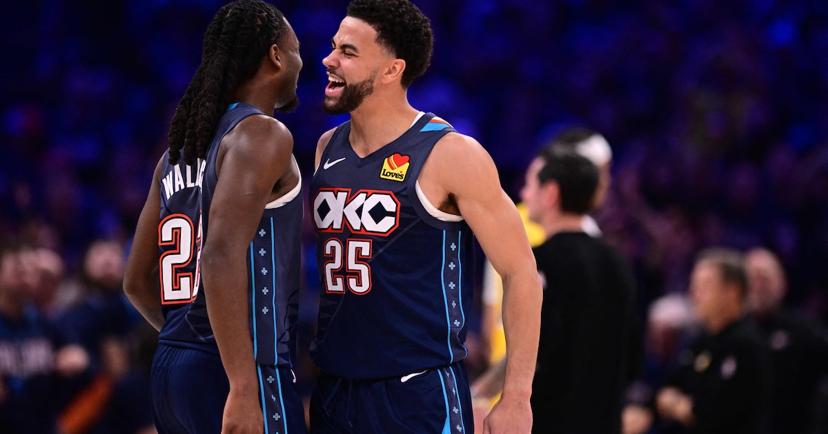 Uitstekende Ajay Mitchell helpt OKC aan 2-0-voorsprong tegen LA Lakers