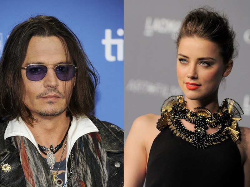 Johnny Depp en Amber Heard